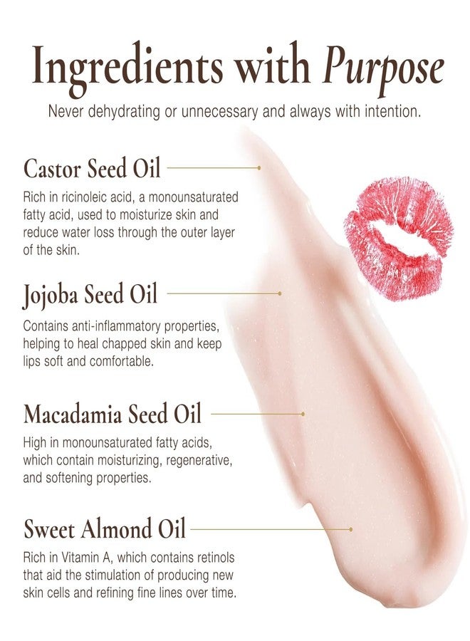 Sara Happ The Lip Slip Luxe Balm Lip Treatment - Deeply Nourish, Moisturize with Vitamins A and E, Regenerate Lips with Jojoba Seed, Macadamia & Sweet Almond Oil (0.35 Oz) - Image 3